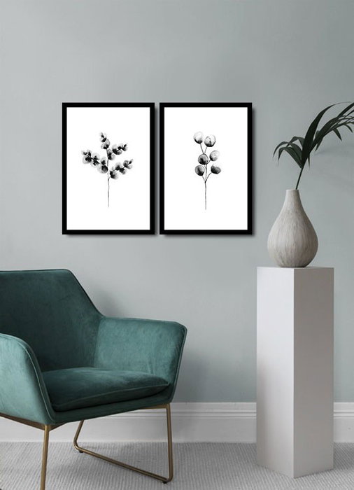 Wallity Cuadro Decorativo Enmarcado en MDF - 2 Piezas (36 x 51 cm) Wallity Cuadro Decorativo Enmarcado en MDF - 2 Piezas (36 x 51 cm)